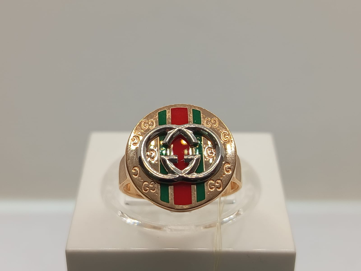 КОЛЬЦО ЭМАЛЬ (Au 585)