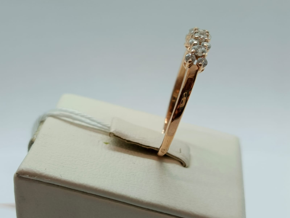 КОЛКМИ585 КОЛЬЦО С КАМНЯМИ (Au 585)