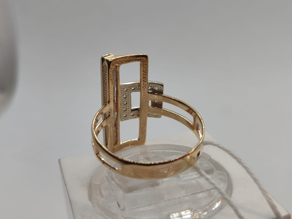 КОЛКМИ585 КОЛЬЦО С КАМНЯМИ (Au 585)