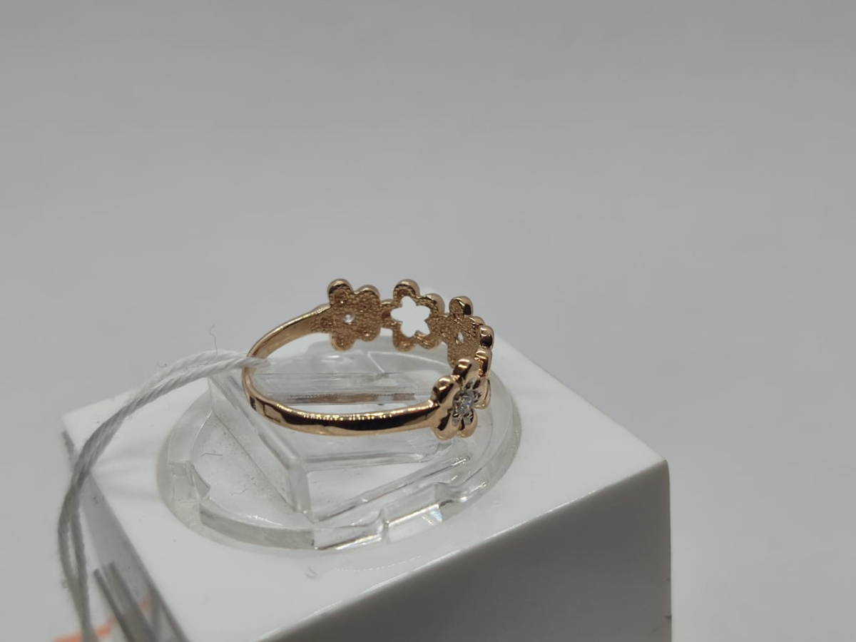 КОЛКМИ585 КОЛЬЦО С КАМНЯМИ (Au 585)