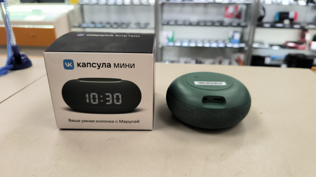 Умная колонка VK Капсула Мини