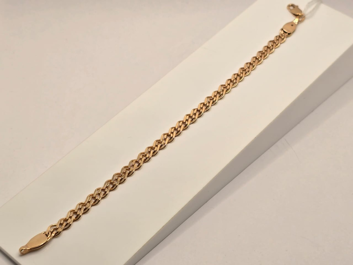 БРАСЛЕТ ПОЛНОВЕСНЫЙ Нона Au 585