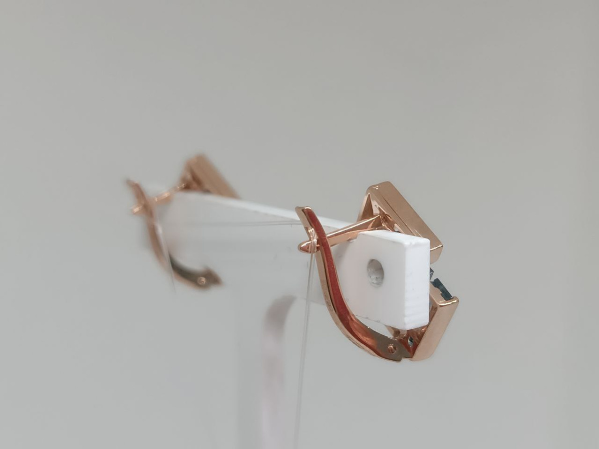 СЕРЬГИ ТОПАЗ (Au 585)