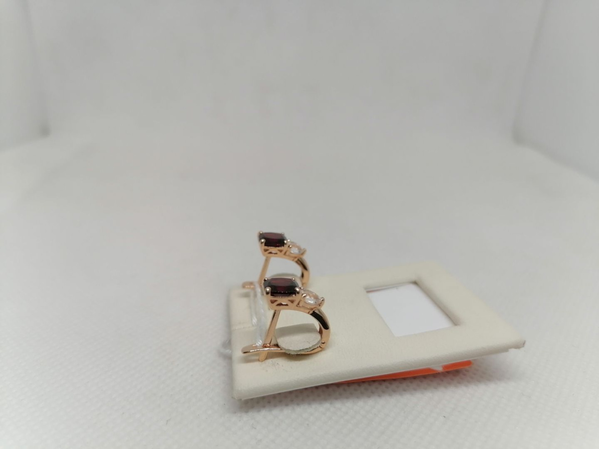 СКМИ585 СЕРЬГИ С КАМНЯМИ (Au 585)