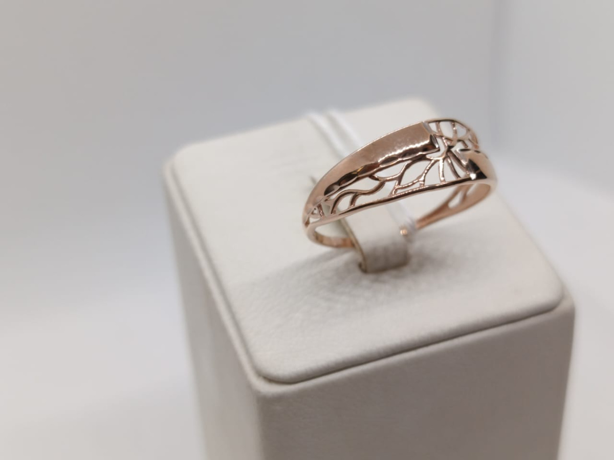 КОЛБКМ585 КОЛЬЦО БЕЗ КАМНЯ (Au 585)