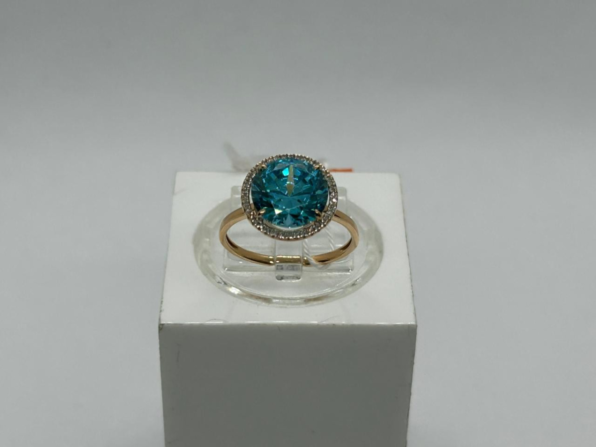 КОЛКМИ585 КОЛЬЦО С КАМНЯМИ (Au 585)