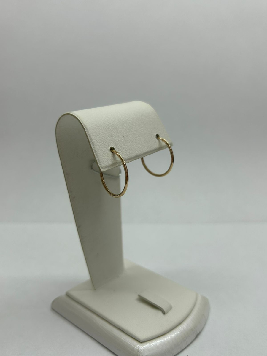 СЕРЬГИ КОНГО без камня (Au 585)