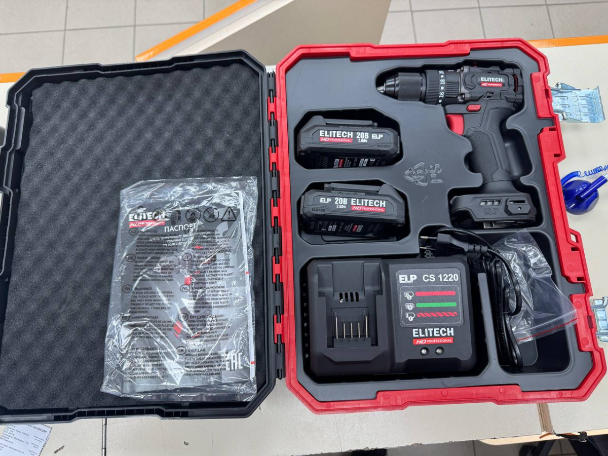 Шуруповерт Elitech CD 20ISL2 Шуруповерт Elitech CD 20ISL2