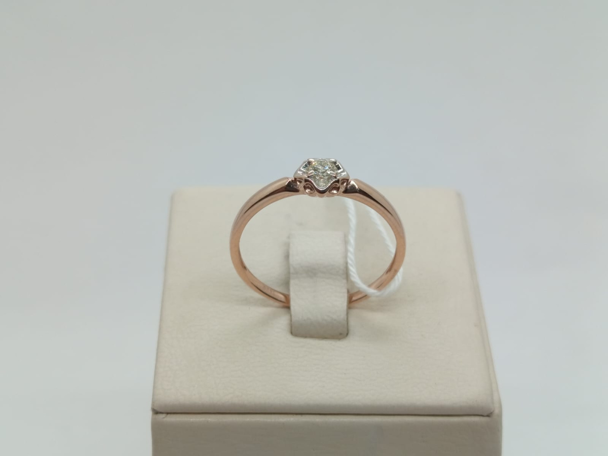 КОЛЬЦО БРИЛЛИАНТ Au 585