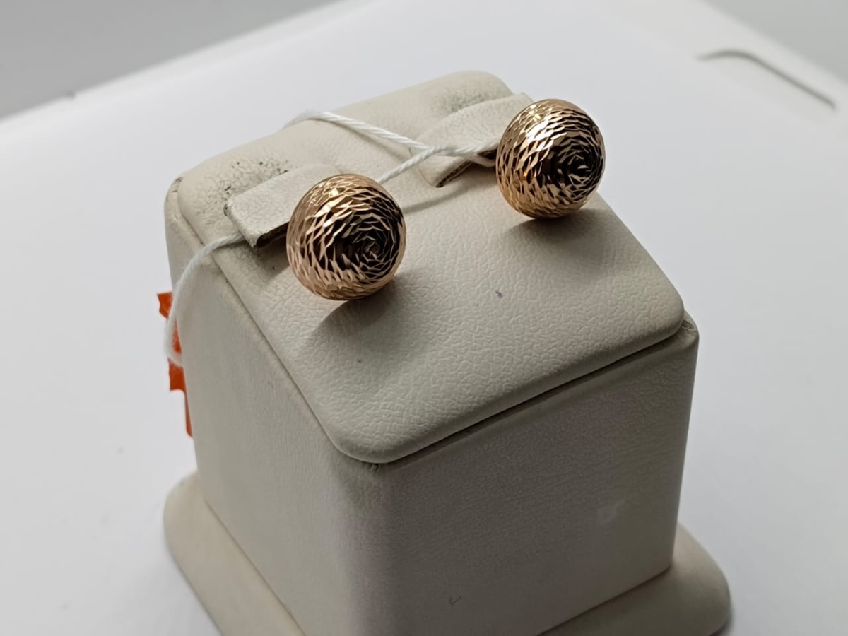 СПУС585 СЕРЬГИ ПУСЕТЫ (Au 585)