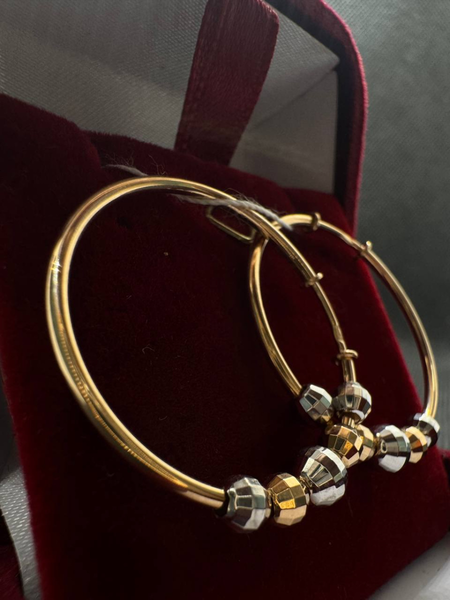 СЕРЬГИ КОНГО без камня (Au 585)