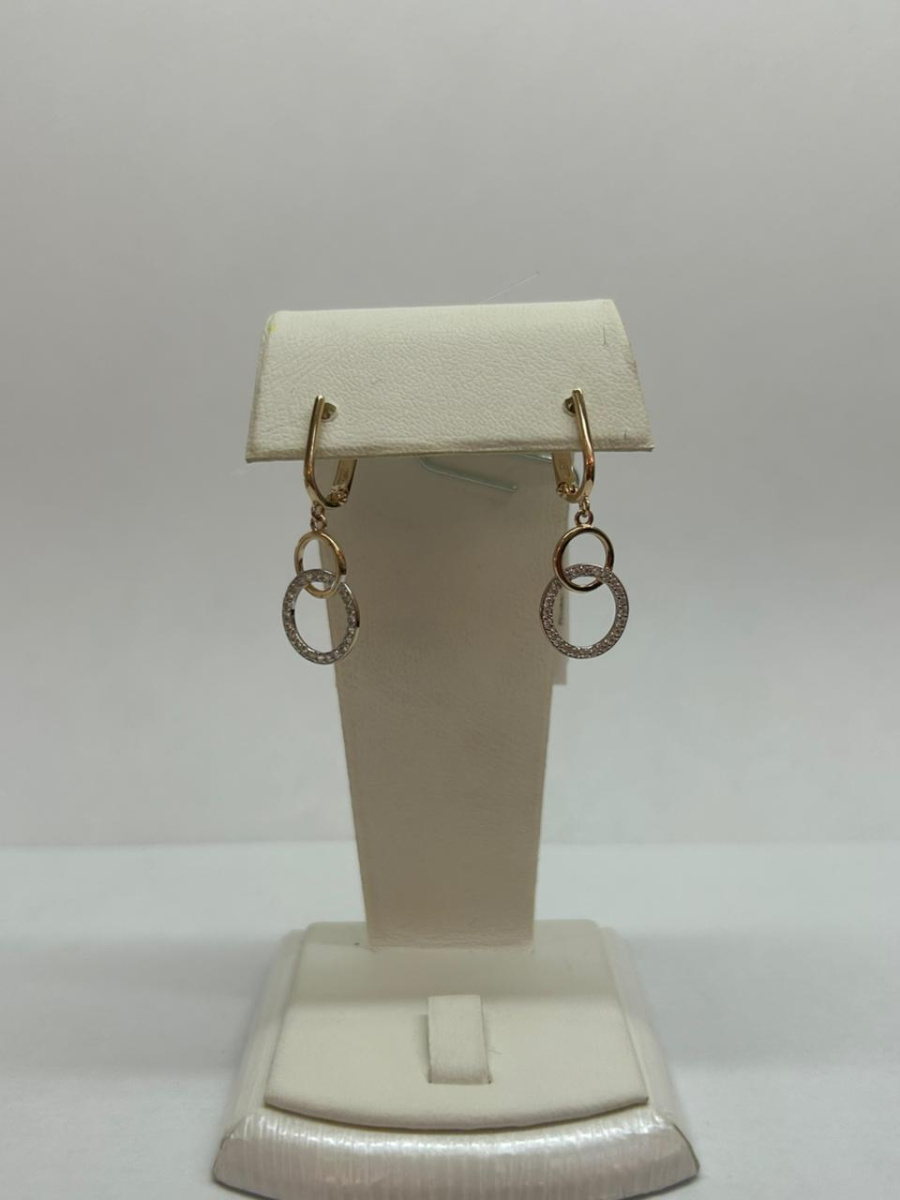 СЕРЬГИ С КАМНЯМИ (Au 585)