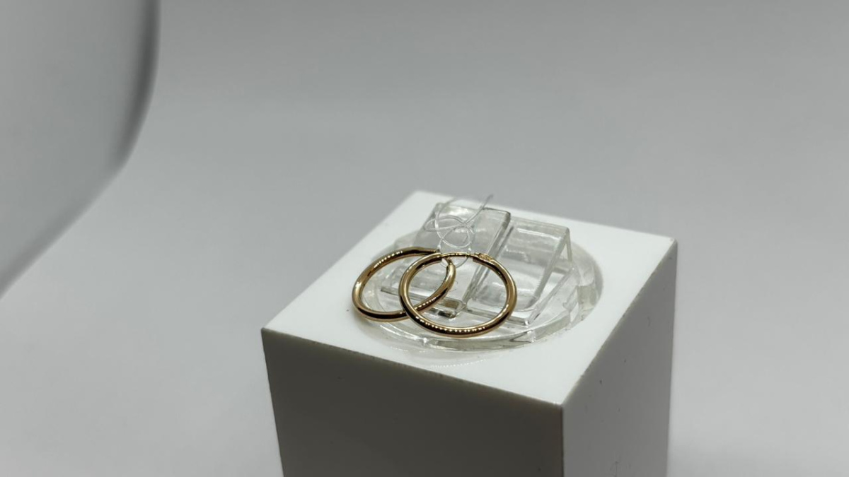 СЕРЬГИ КОНГО без камня (Au 585)