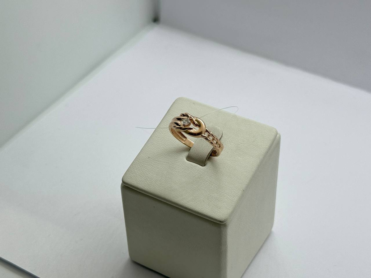 КОЛЬЦО С КАМНЕМ (Au 585)