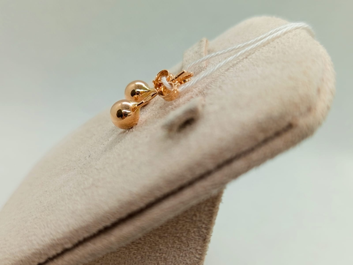 СПУС585 СЕРЬГИ ПУСЕТЫ (Au 585)