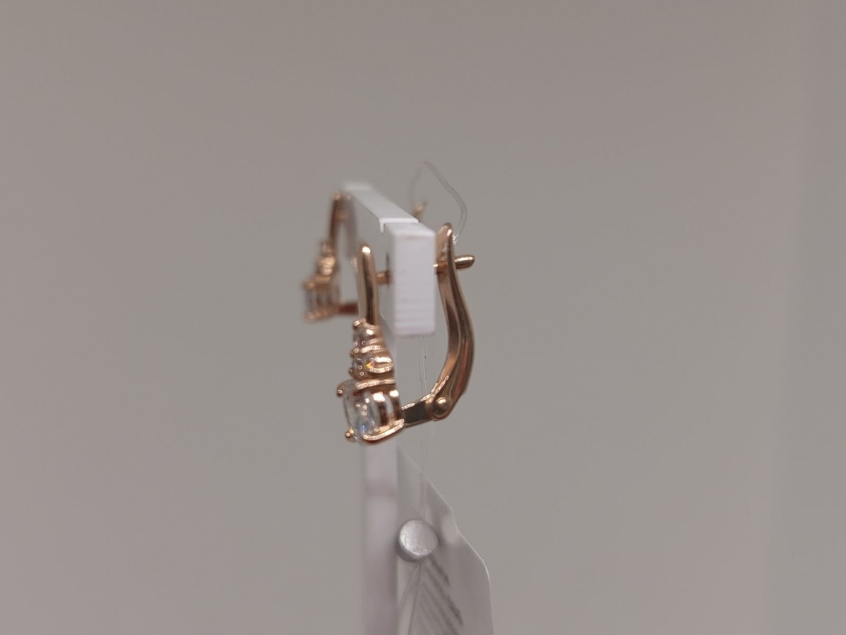 СЕРЬГИ С КАМНЯМИ (Au 585)