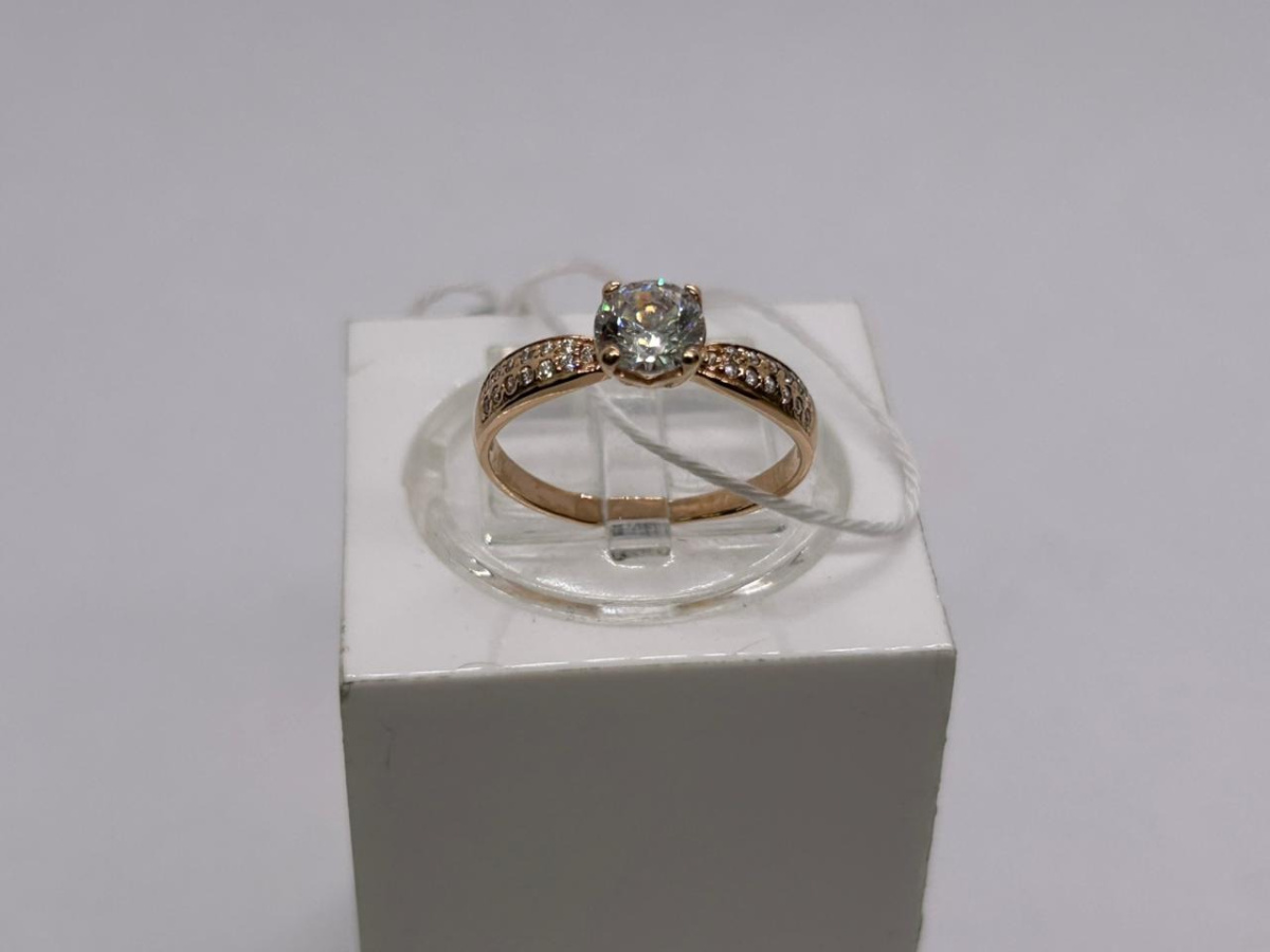 КОЛКМИ585 КОЛЬЦО С КАМНЯМИ (Au 585)