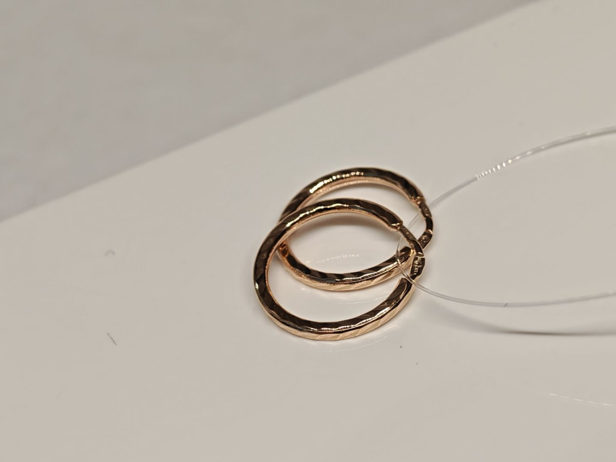 СЕРЬГИ КОНГО без камня (Au 585)