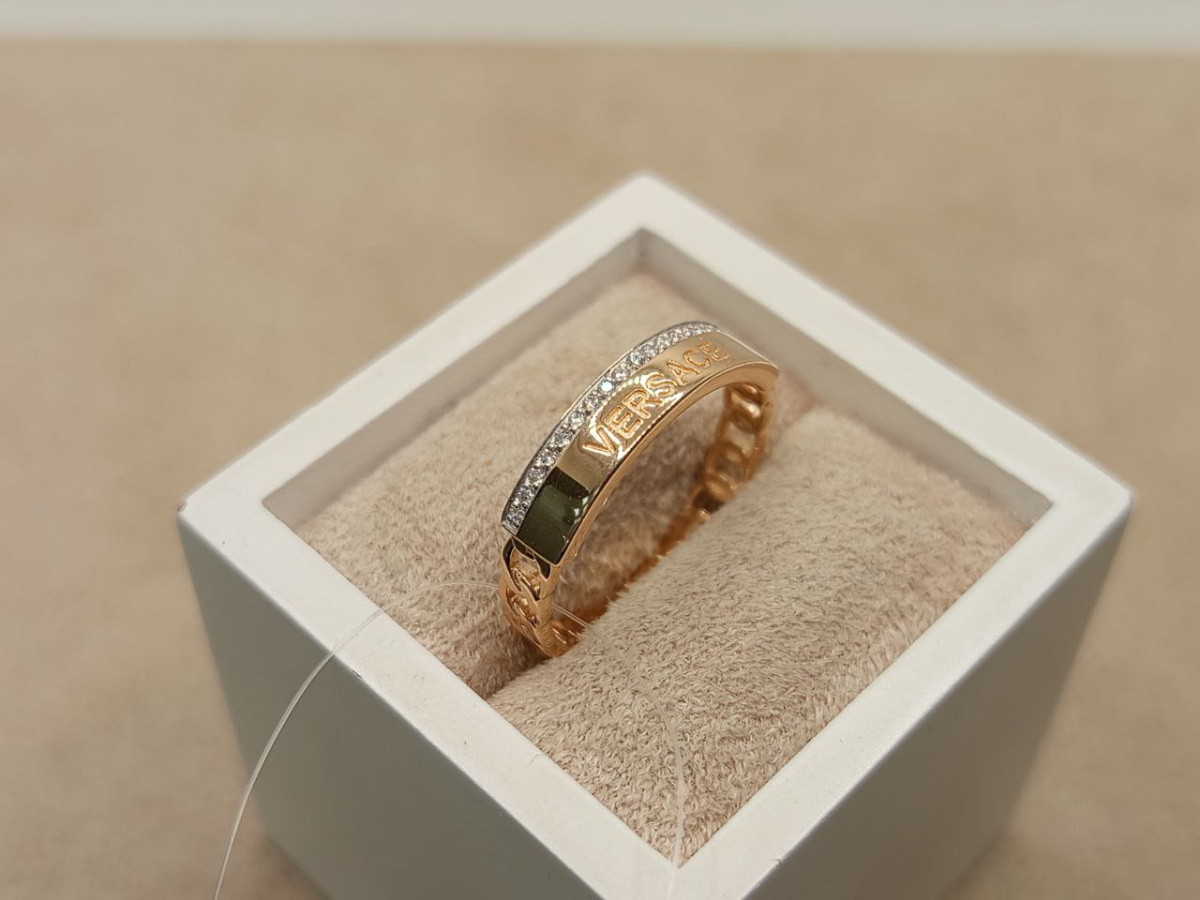 1106126 КОЛЬЦО С КАМНЯМИ (Au 585)