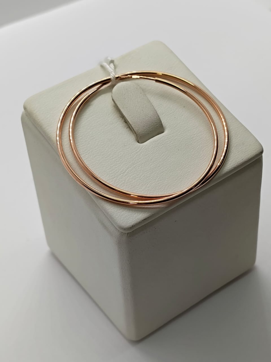 СКОН585 СЕРЬГИ КОНГО (Au 585)