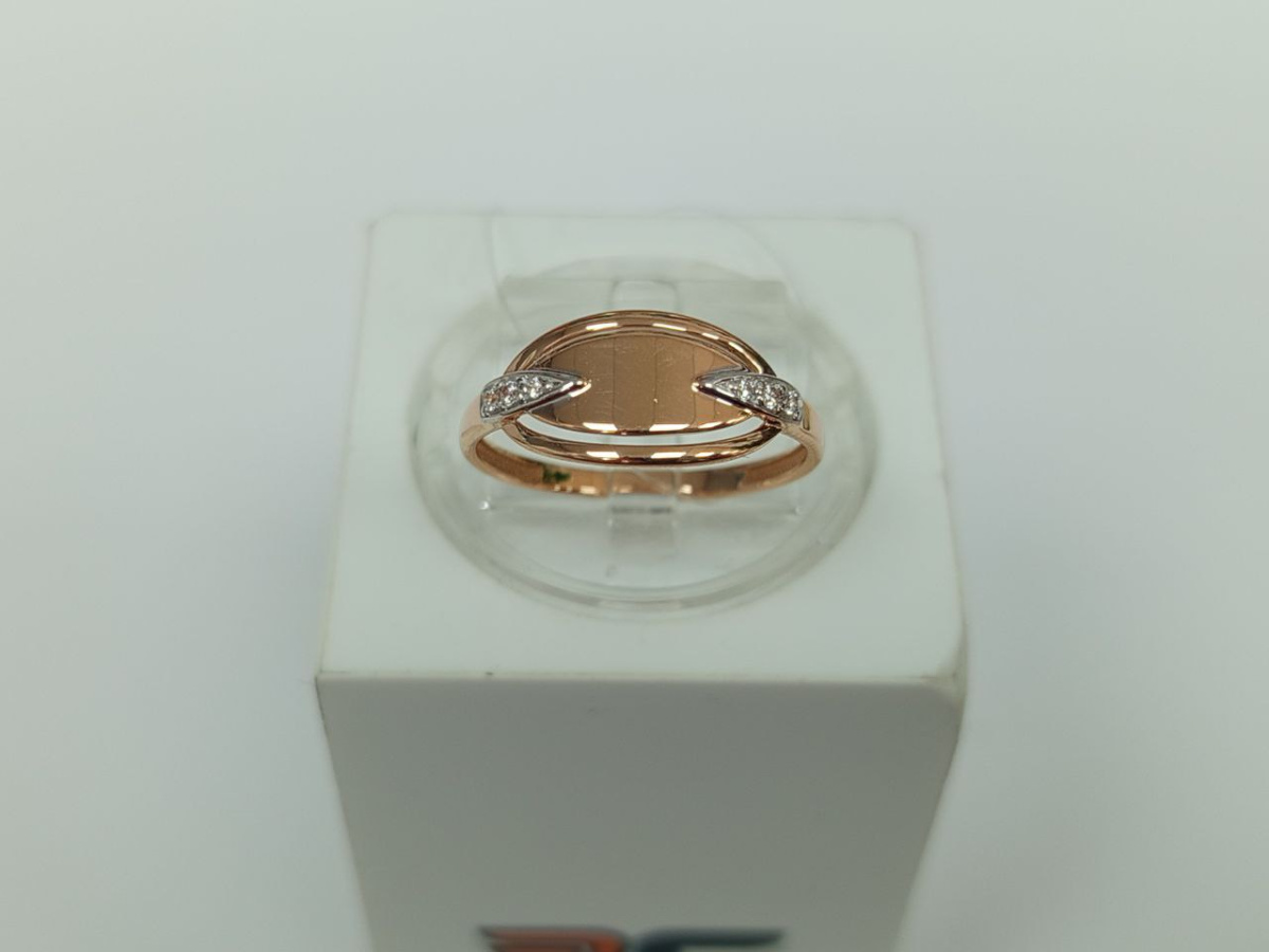 КОЛЬЦО С КАМНЯМИ (Au 585)