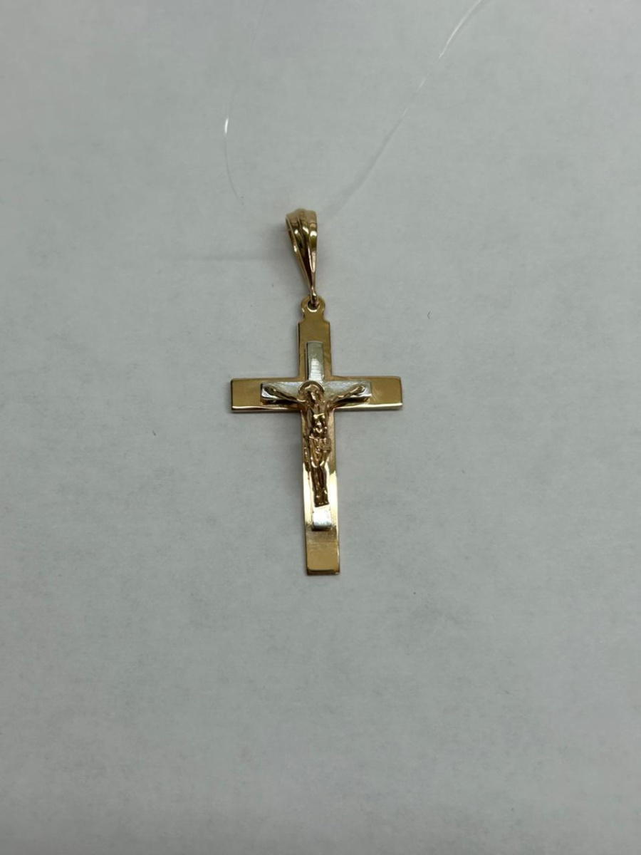 810-00322-10-00-00-00 ПОДВЕСКА КРЕСТ (Au 585)