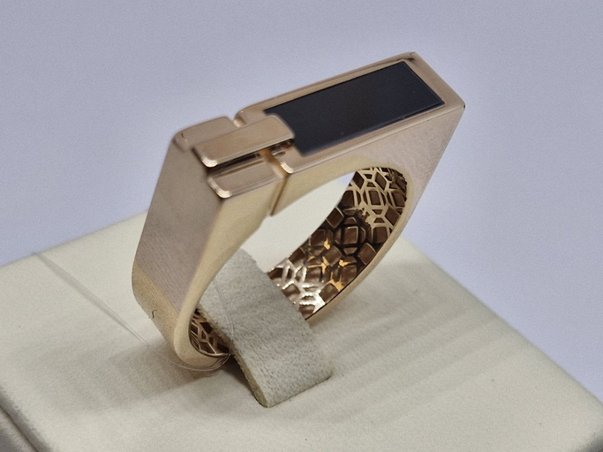 КОЛЬЦО ПЕЧАТКА с камнем (Au 585)