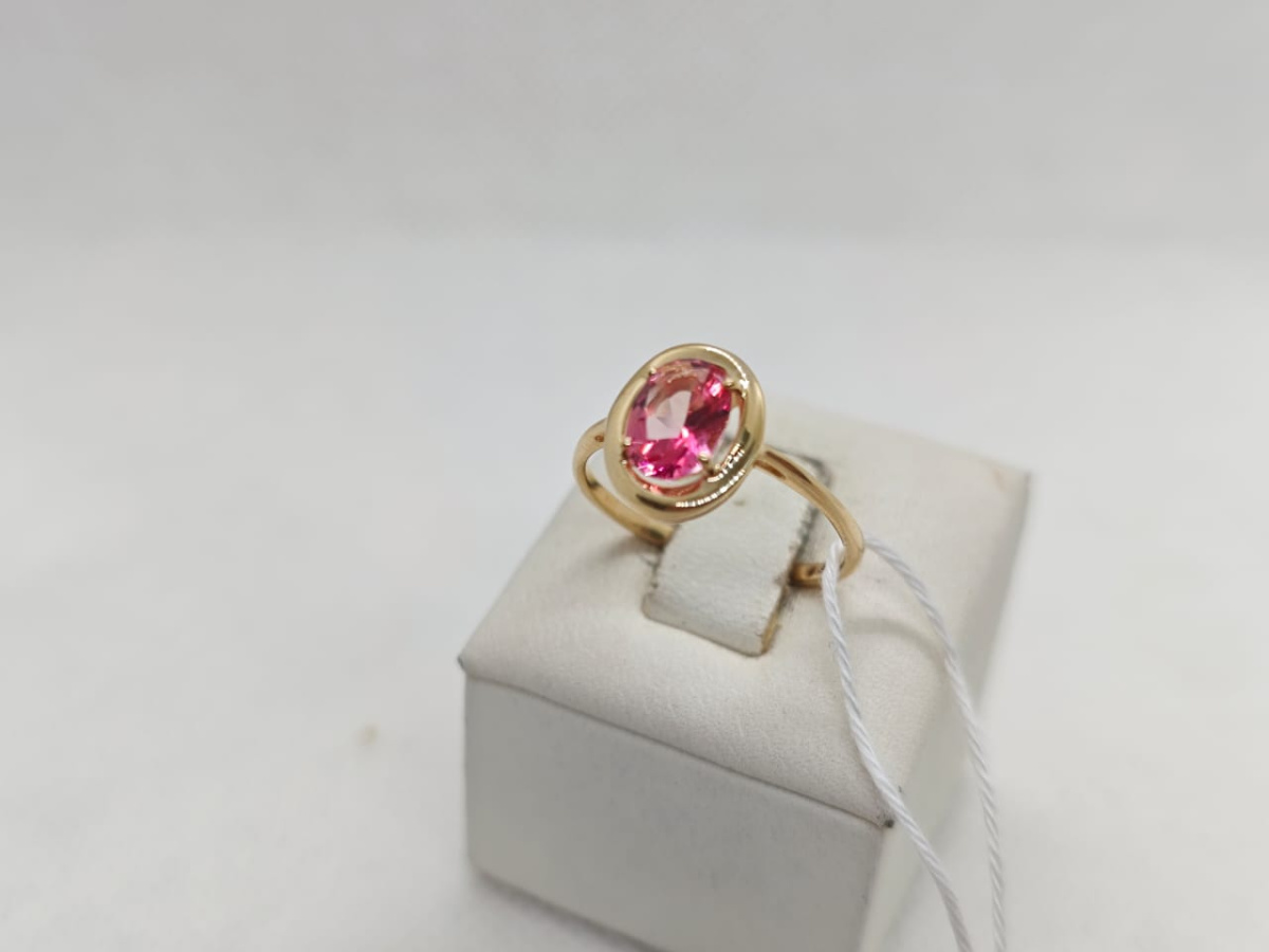 КОЛЬЦО С КАМНЕМ (Au 585)