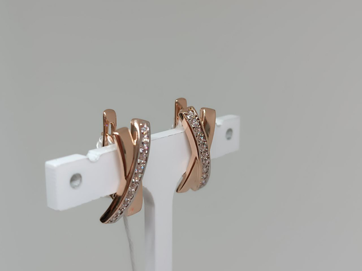 СЕРЬГИ С КАМНЯМИ (Au 585)