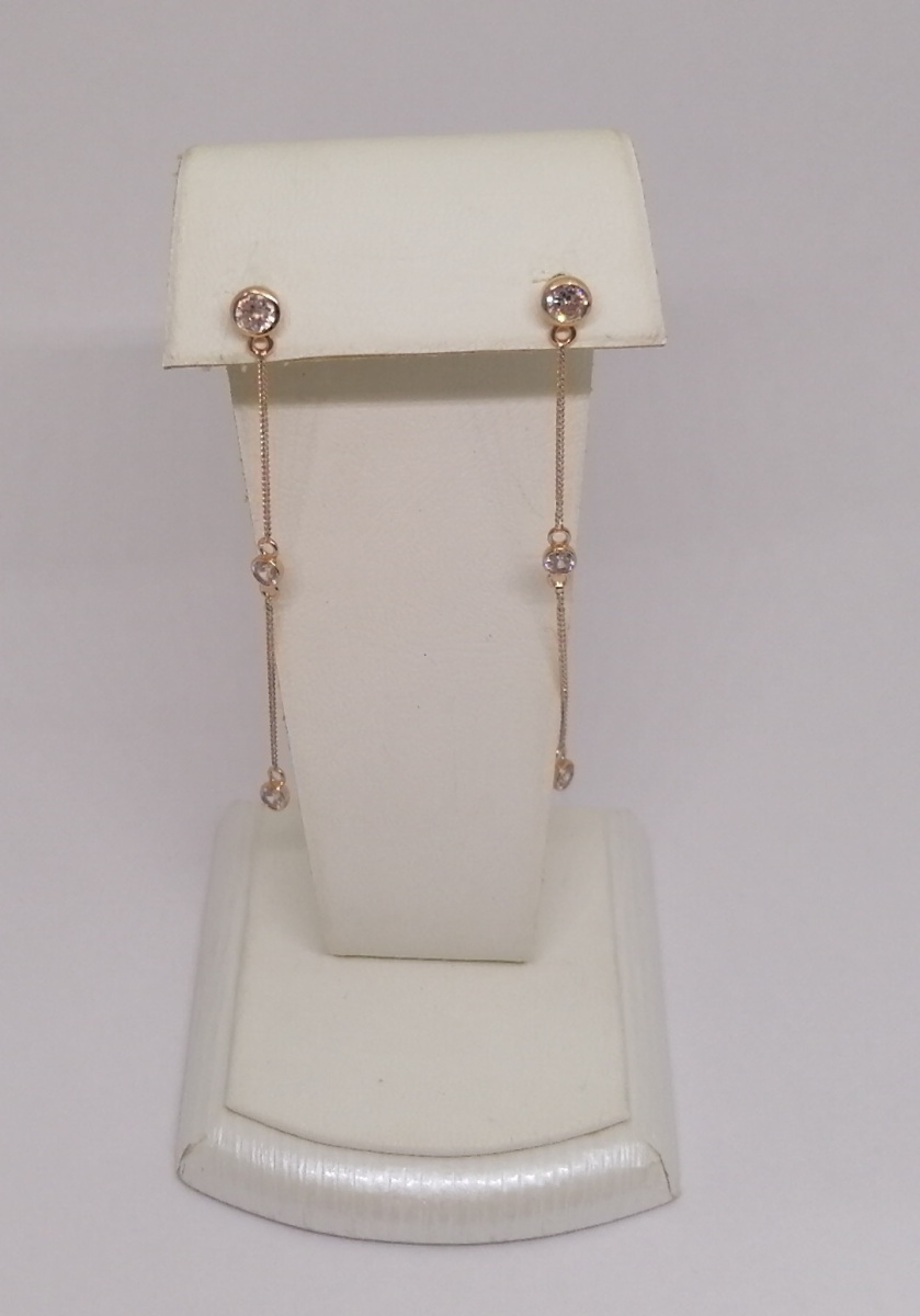 СПУС585 СЕРЬГИ ПУСЕТЫ (Au 585)