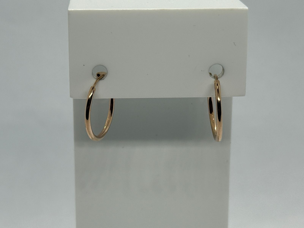 СЕРЬГИ КОНГО без камня (Au 585)