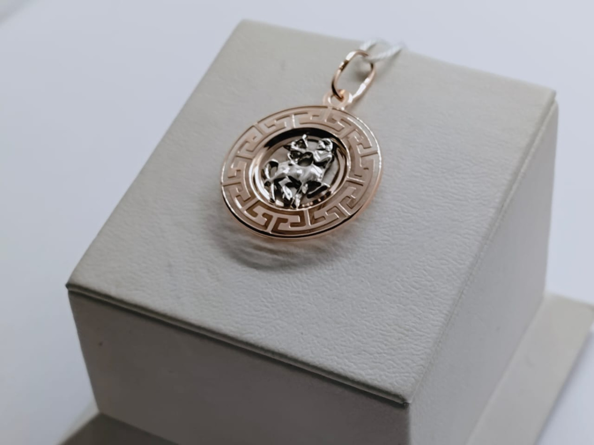 ПОДВЕСКА ЗНАК ЗОДИАКА СТРЕЛЕЦ Au 585