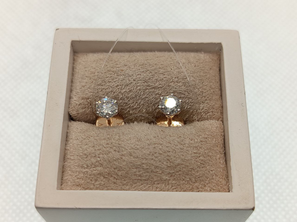 СЕРЬГИ ПУСЕТЫ Бриллиант (Au 585)