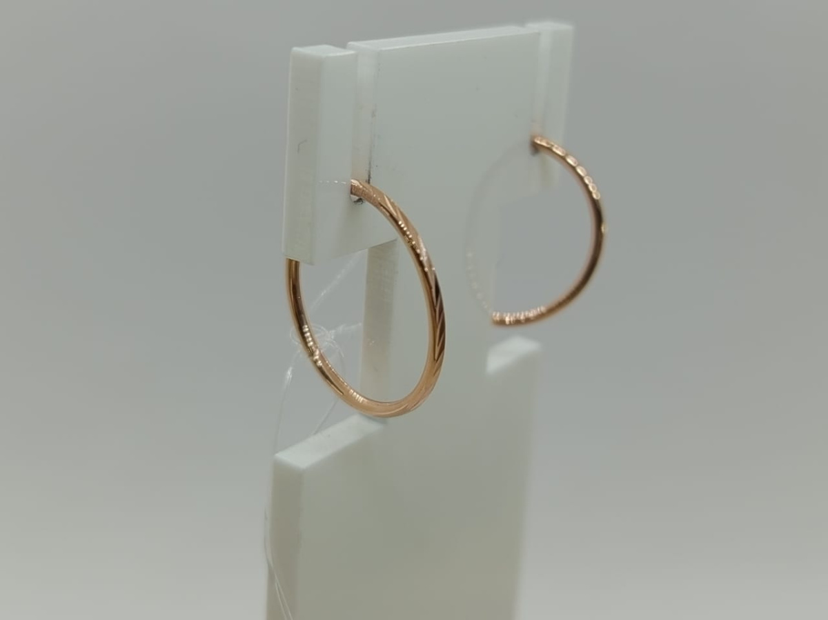 СЕРЬГИ КОНГО без камня (Au 585)