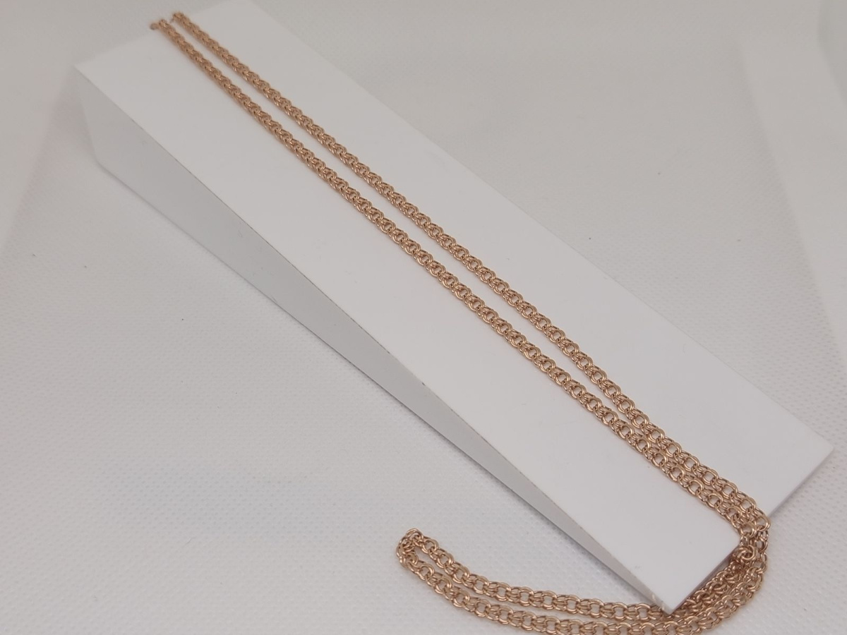 ЦЕПЬ ПУСТОТЕЛАЯ Бисмарк (Au 585)