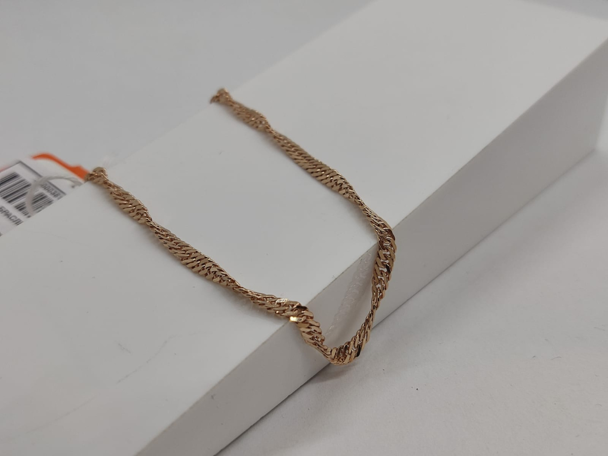 БРАСЛЕТ ПОЛНОВЕСНЫЙ Сингапур Au 585