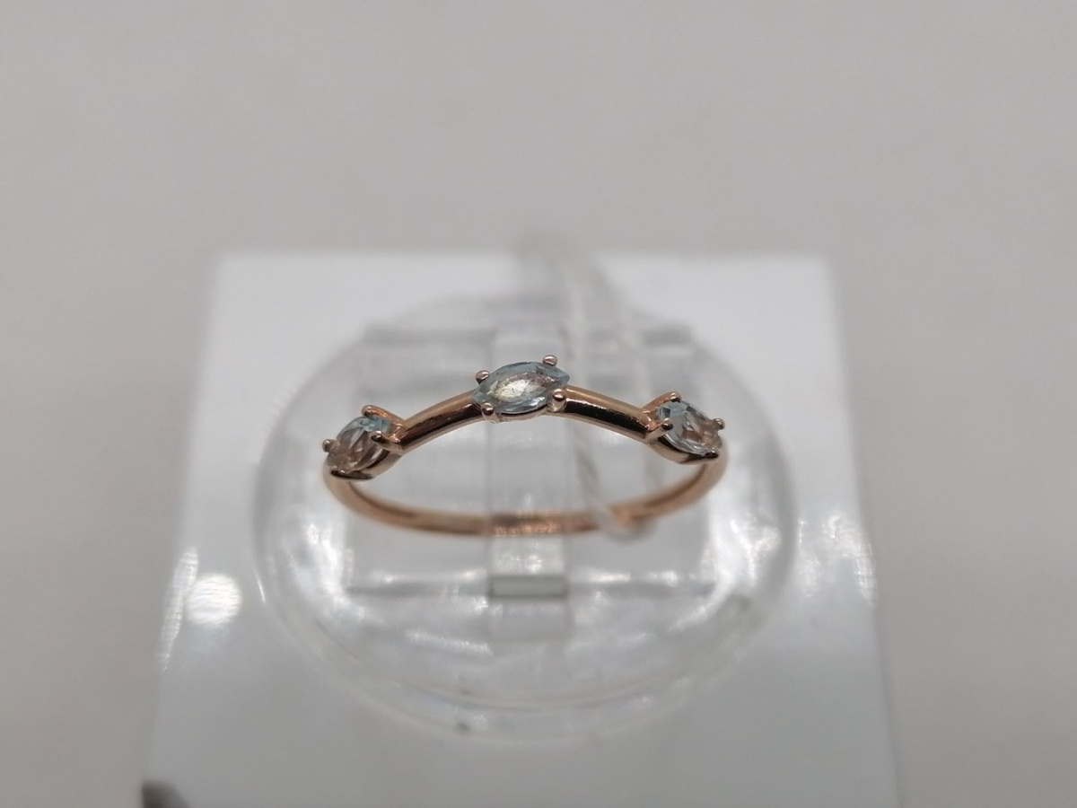 КОЛЬЦО С КАМНЯМИ (Au 585)