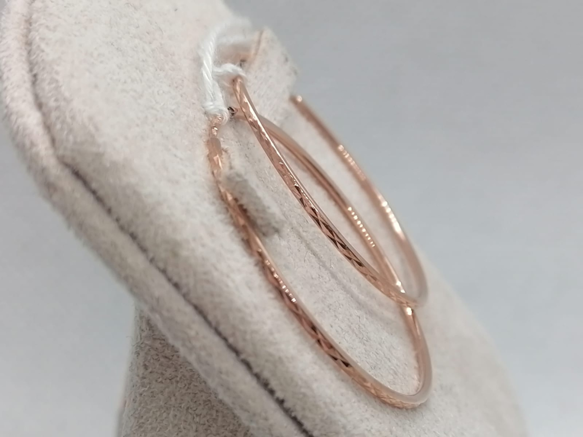 СКОН375 СЕРЬГИ КОНГО (Au 375)