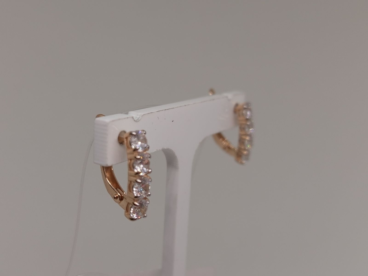 СЕРЬГИ С КАМНЯМИ (Au 585)