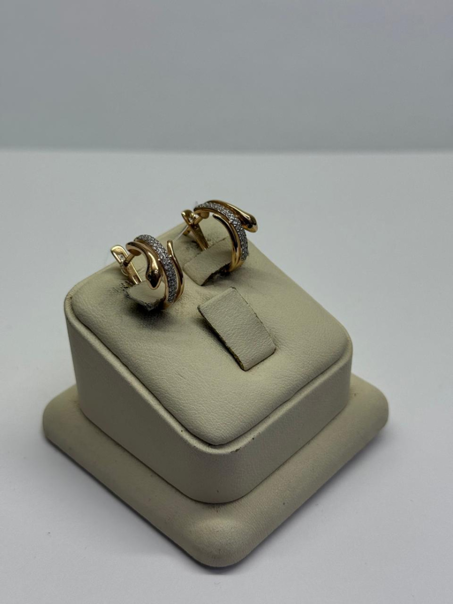 СЕРЬГИ С КАМНЯМИ (Au 585)