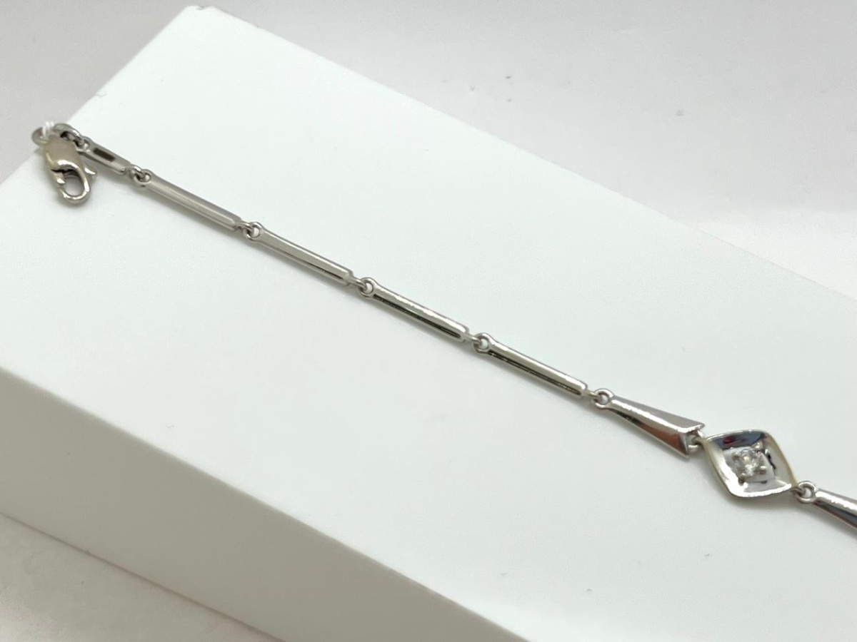 Б585 БРАСЛЕТ С КАМНЯМИ (Au 585)