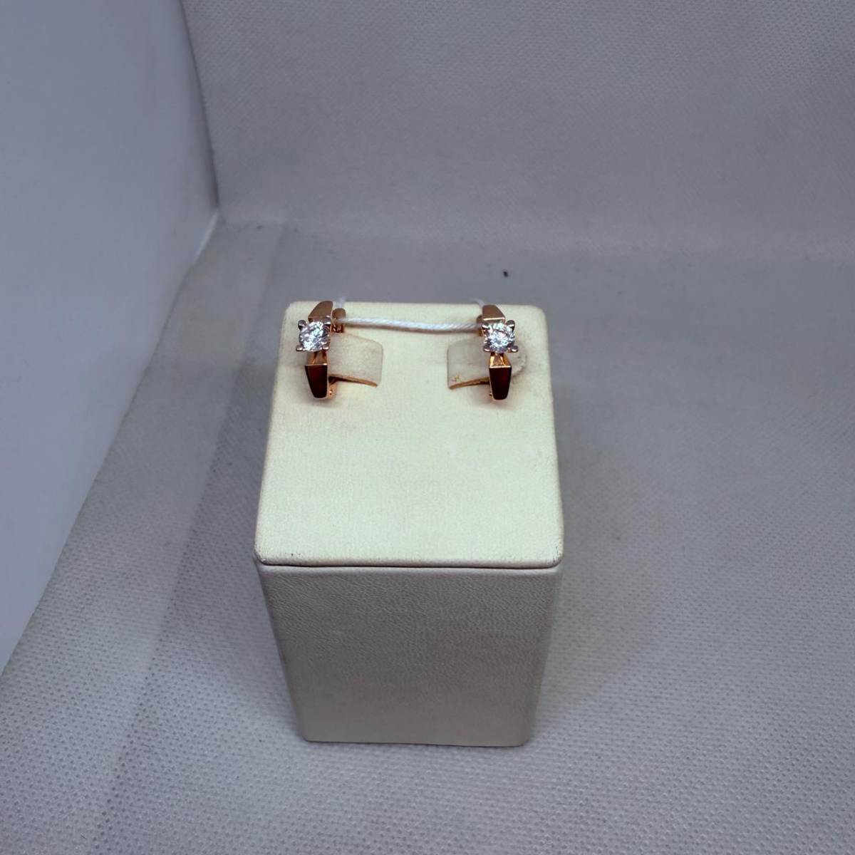 СЕРЬГИ С КАМНЕМ (Au 585)