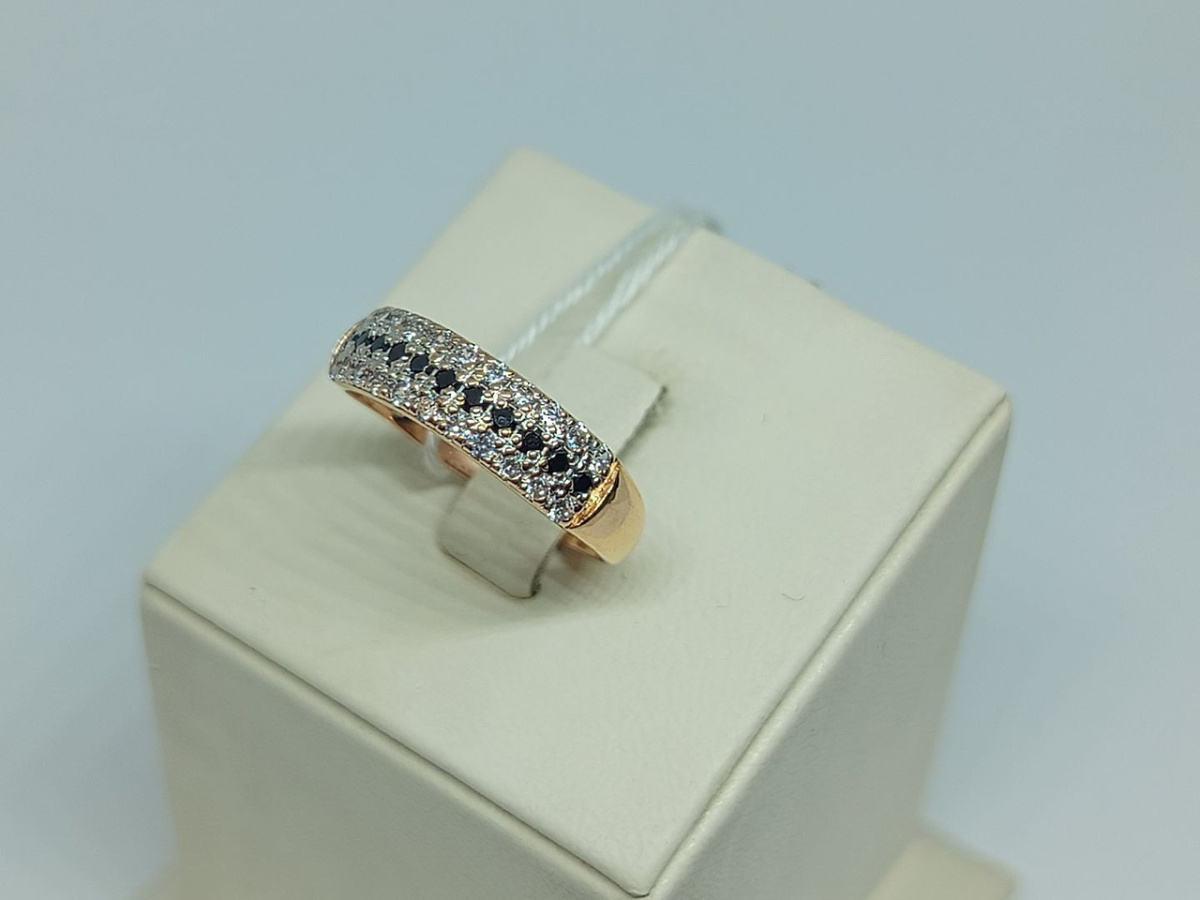 КОЛКМИ585 КОЛЬЦО С КАМНЯМИ (Au 585)