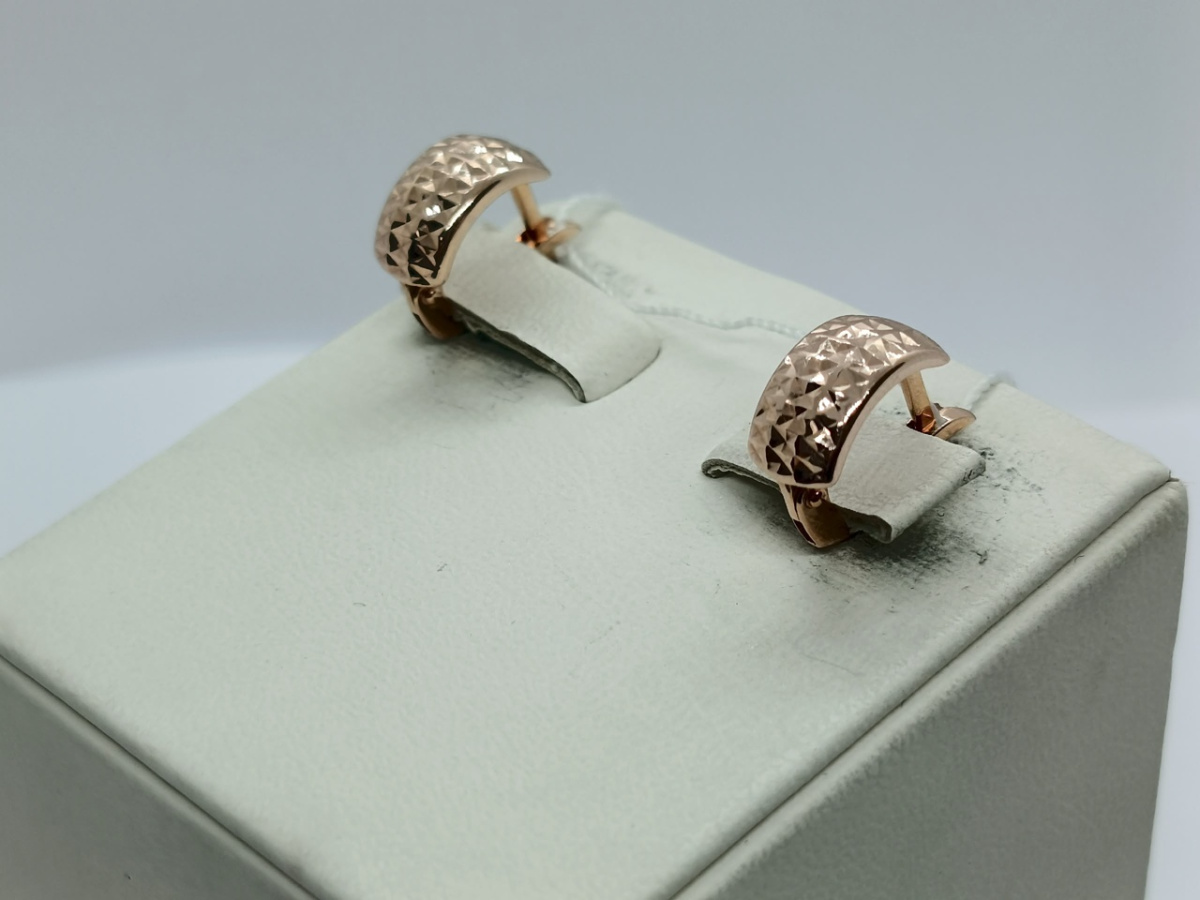 СЕРЬГИ БЕЗ КАМНЯ (Au 585)