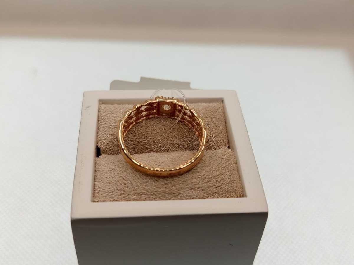 КОЛЬЦО С КАМНЕМ (Au 585)