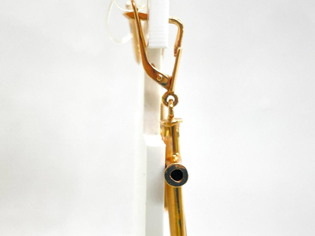 12209 СЕРЬГИ КАУЧУК (Au 585)