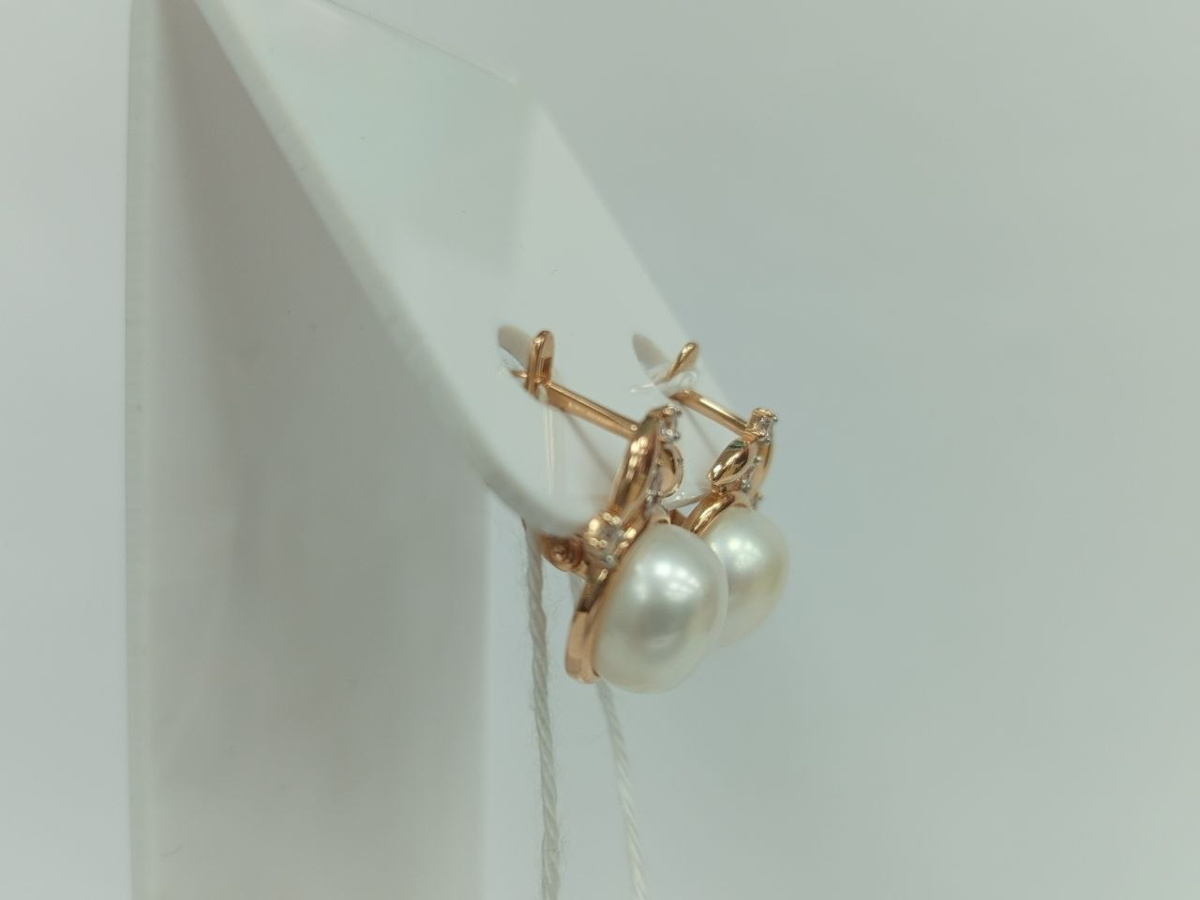 СКМИ585 СЕРЬГИ С КАМНЯМИ (Au 585)