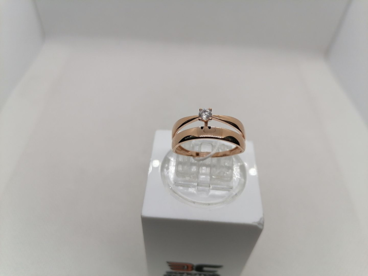 КОЛКМ585 КОЛЬЦО С КАМНЕМ (Au 585)