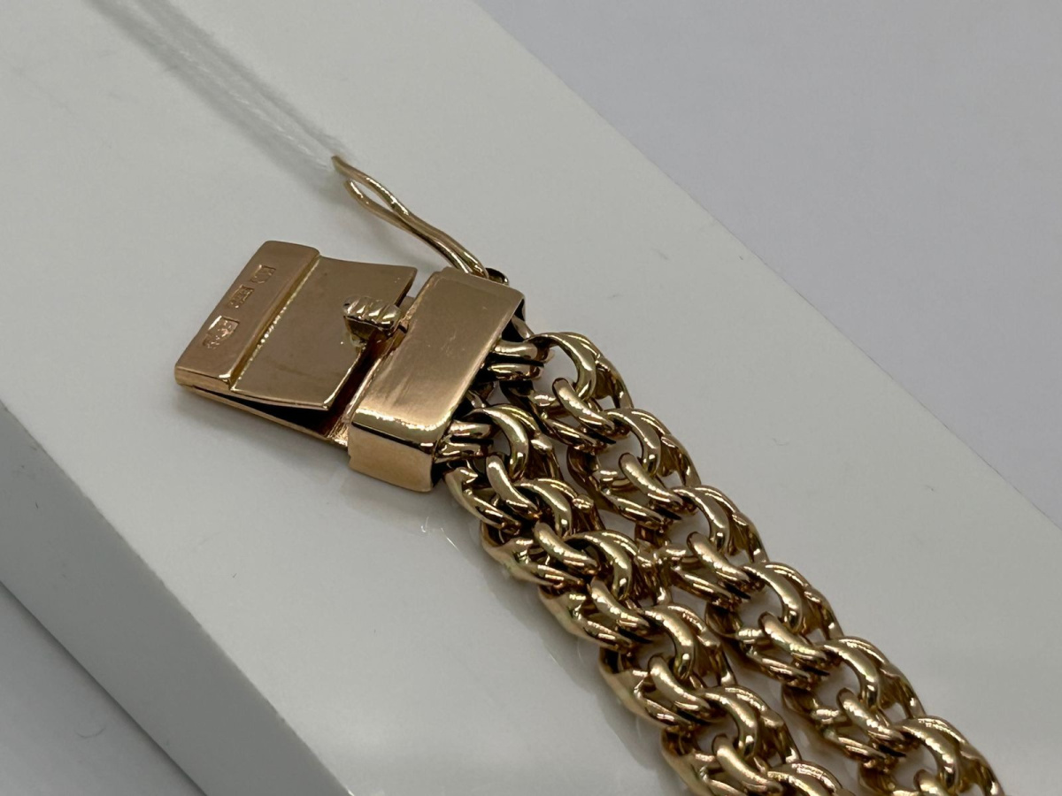 БЛБ583 БРАСЛЕТ ПОЛНОВЕСНЫЙ Бисмарк (Au 583)