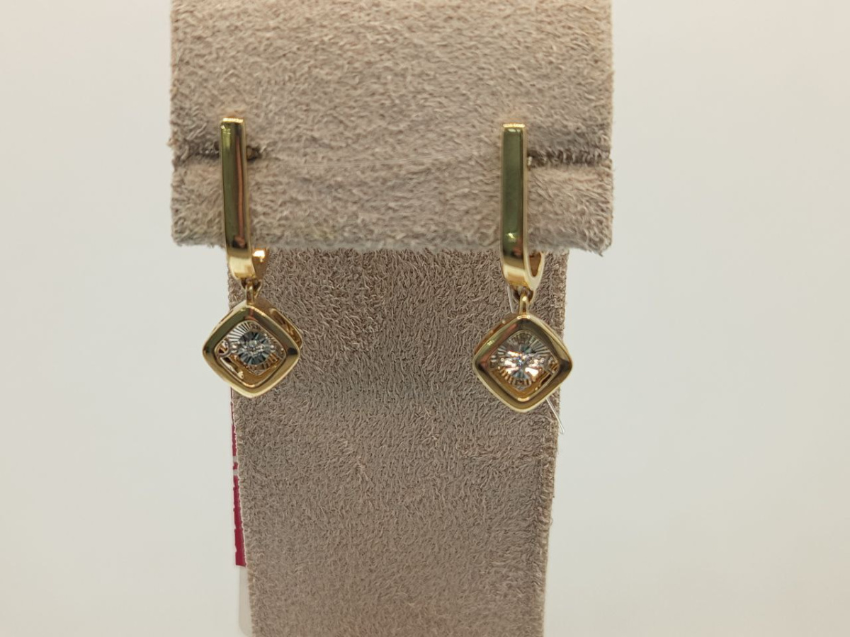 СЕРЬГИ БРИЛЛИАНТ (Au 585)